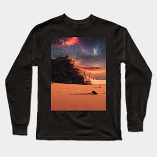 Starry Desert Sunset Long Sleeve T-Shirt